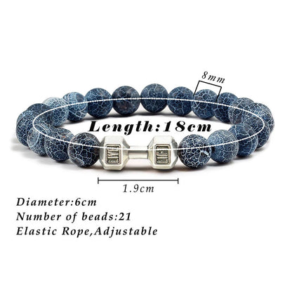 Dumbbell Stone Bracelet
