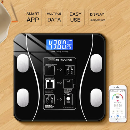 Smart Digital Bathroom Scale with Body Composition Analyzer