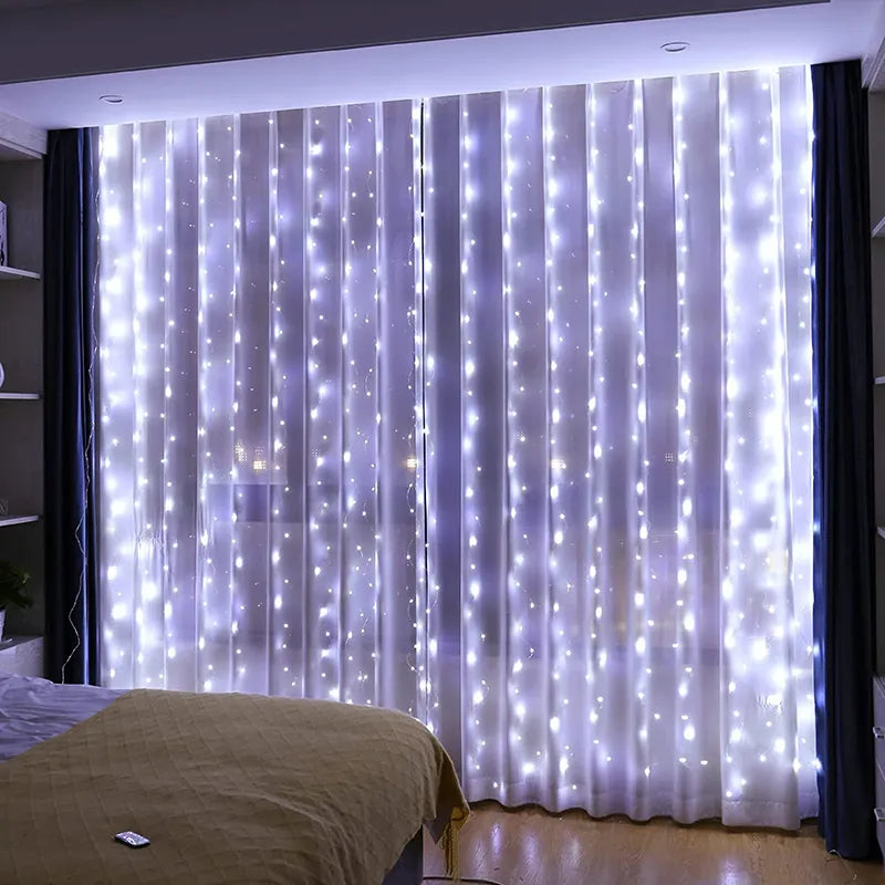 Curtain Wire-LEDs with Remote