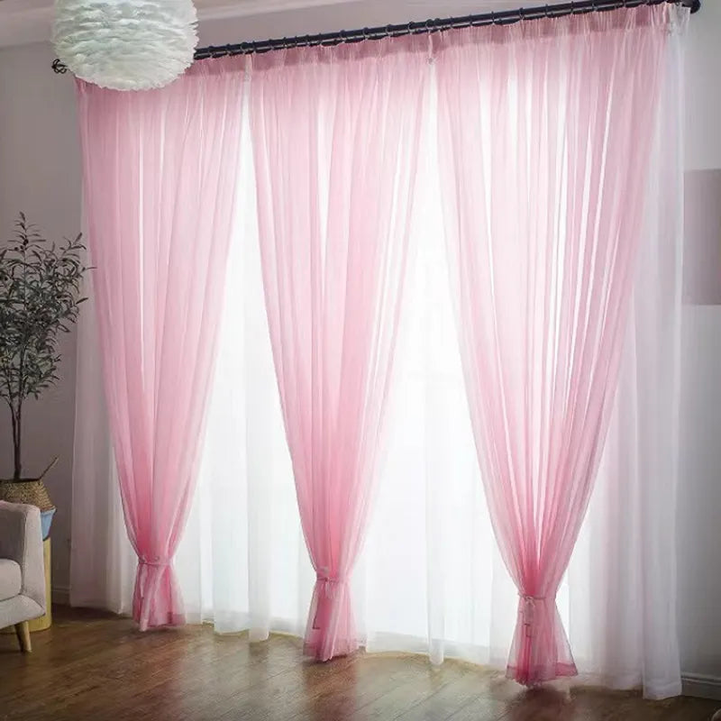 Window Curtains Semi-Translucent
