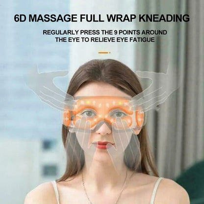 Smart Eye Massager with Integrated Headphones
