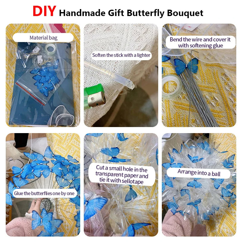 Handmade Butterfly Bouquets