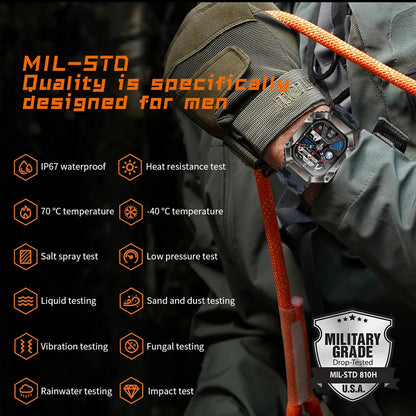 Rugged Military Smart Watch